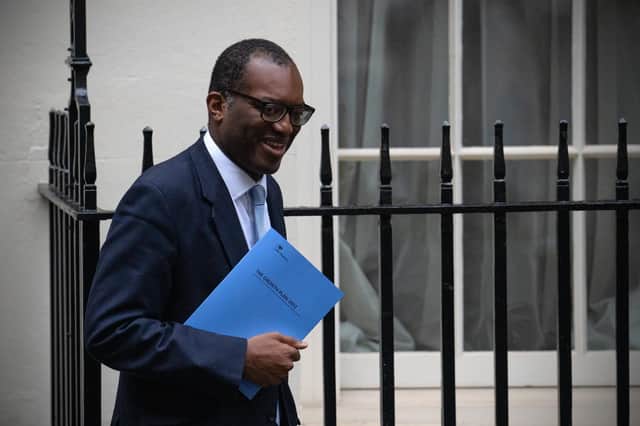 Chancellor of The Exchequer Kwasi Kwarteng leaves 11 Downing Street on September 23, 2022. PIC: Carl Court/Getty Images