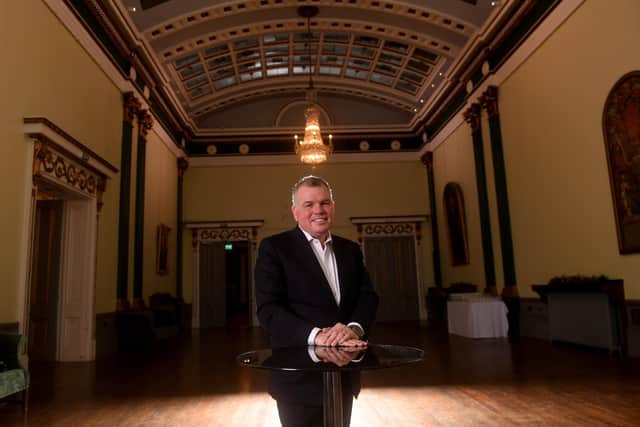 David Richards pictured at the Cutlers Hall, Sheffield. Picture taken by Yorkshire Post Photographer Simon Hulme
