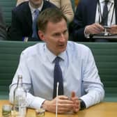 Chancellor Jeremy Hunt appearing before the Treasury Committee in the House of Commons, London on the subject of the Spring Budget 2024. PIC: House of Commons/UK Parliament/PA Wire