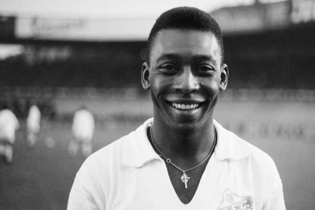 The young Brazilian striker Pelé scored 1,282 goals in his career and won three World Cup titles with Brazil (1958 in Sweden, 1962 in Chile, 1970 in Mexico). (Picture: AFP via Getty Images)