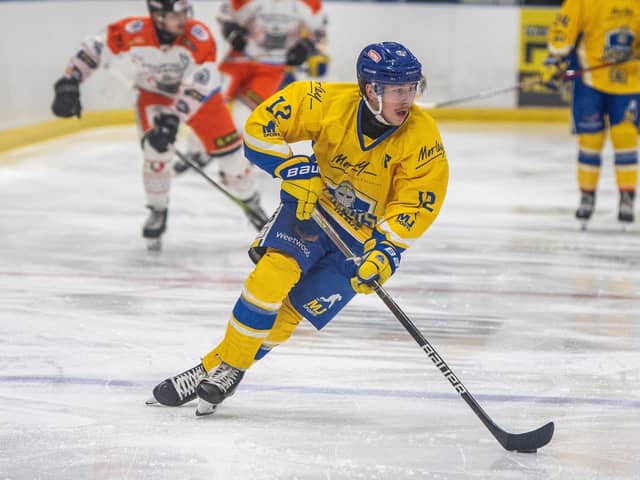 LEADING MAN: Leeds Knights' Kieran Brown scored twice in the 5-4 overtime win at Raiders on Friday night. Picture: Tony Johnson