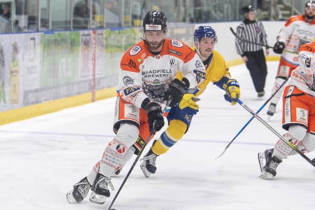 UP AND RUNNING: Sheffield Steeldogs' player-coach Ben Morgan Picture: Tony Johnson.