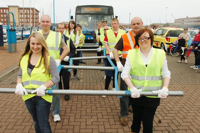 A sponsored charity pull at Hartlepool Marina in 2008. Are you pictured doing your bit for a worthy cause?