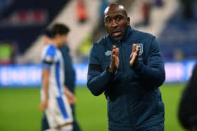 MOTIVATOR:  Manager Darren Moore will have to find something in his Huddersfield Town players before the trip to Elland Road