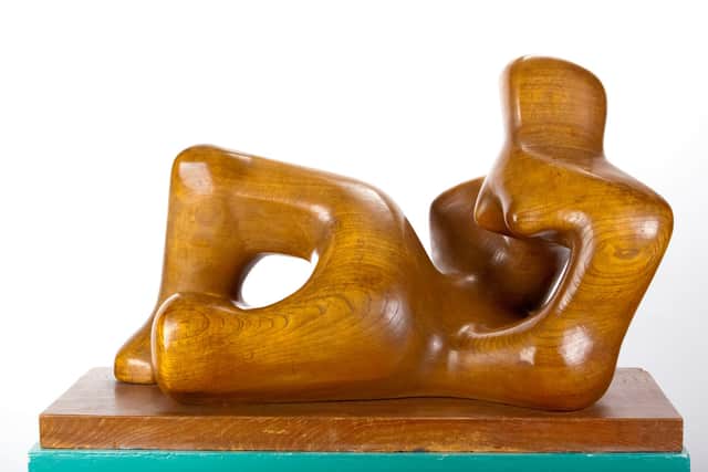 Henry Moore, Reclining Figure, 1936. Purchased with aid from the Victoria and Albert Purchase Fund, Wakefield Permanent Art Fund and E C Gregory, 1942. Photo: Jonty Wilde