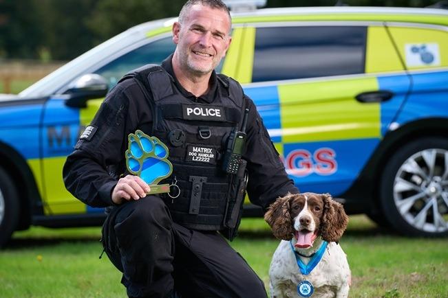 Cleveland Police Springer Spaniel who 'doesn’t give up' wins award after role in finding Middlesbrough woman Annie Dryden