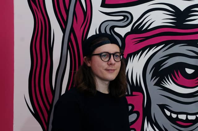 Luke Hodson of Awesome Merchandise, pictured in 2017.
Picture Jonathan Gawthorpe