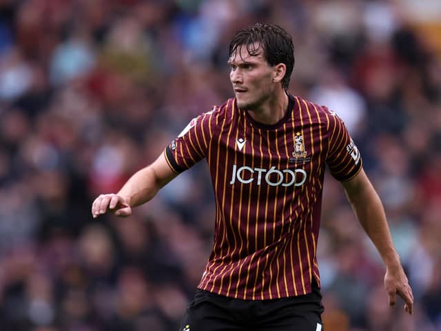Joe Wright, who was restored to the Bradford City starting line-up on Tuesday night. (Picture: George Wood/Getty Images)
