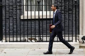 Prime Minister Rishi Sunak outside 10 Downing Street, London. PIC: Aaron Chown/PA Wire