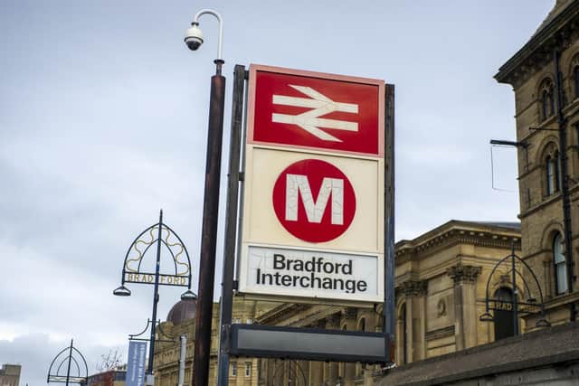 Bradford Interchange train station pictured in 2020. PIC: Tony Johnson