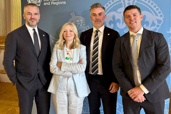 Luke Campbell (right) is set to sign up to the White Rose Agreement already agreed by Labour mayors Oliver Coppard, Tracy Brabin and David Skaith.