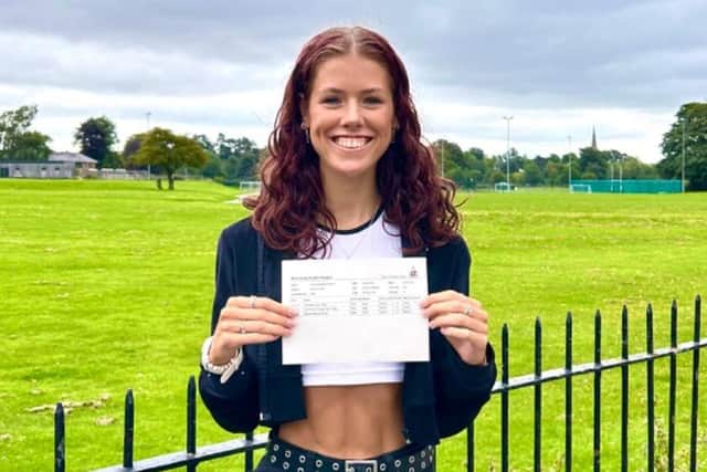Indiana Barrett, from Ripon, achieved three A*s in chemistry, maths and design technology, allowing her to follow her dream and study architecture at university.