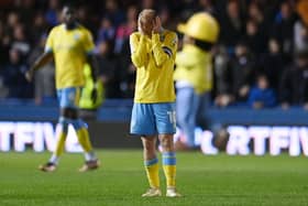 CRUSHED: Sheffield Wednesday captain Barry Bannan after Peterborough United score their third goal at London Road on Friday