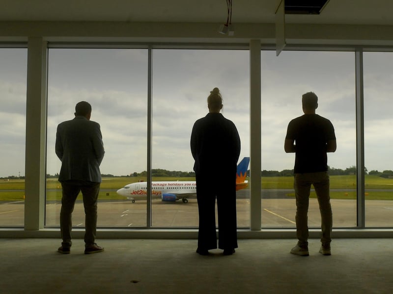 New Terminal at Leeds Bradford Airport.Picture taken by Yorkshire Post Photographer Simon Hulme 16th June 2025