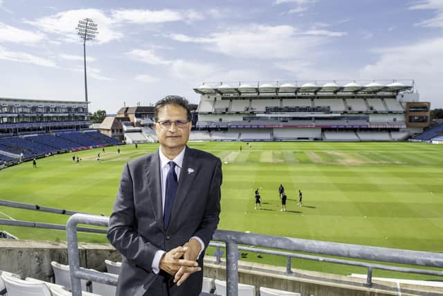 Cricket will always be played at Headingley - Yorkshire chair-elect Harry Chathli. Picture by Allan McKenzie/SWpix.com