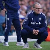 Argentinian coach Marcelo Bielsa, pictured during his time in charge at Leeds United, is in advanced talks to become Bournemouth's next manager. (Photo by JON SUPER/AFP via Getty Images)
