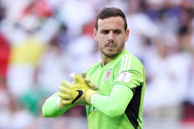 Called into action: Danny Ward of Wales looks on during the FIFA World Cup Qatar 2022 Group B match between Wales and IR Iran at Ahmad Bin Ali Stadium on November 25, 2022. (Picture: Richard Heathcote/Getty Images)