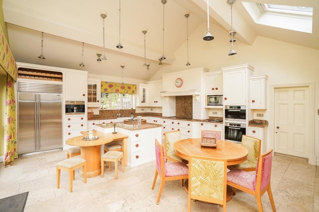 This dining kitchen is perfect for keen cooks and has first class, Miele appliances