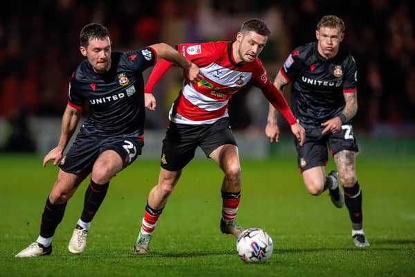 TERRIFIC GOAL: Doncaster Rovers winger Luke Molyneux
