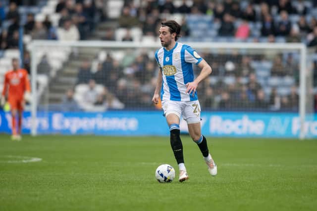 Huddersfield Town's Antony Evans, pictured in action against Rotherham United last term. Photo: Tony Johnson.