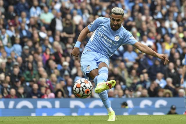 Riyad Mahrez and Manchester City resume their title pursuit at Leeds on Wednesday (Picture: AP Photo/Rui Vieira)