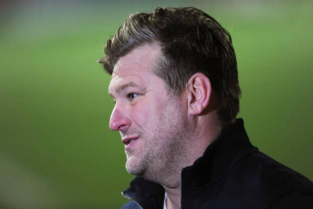 Karl Robinson is reportedly a strong contender to land the Bristol Rovers job. Image: Alex Burstow/Getty Images