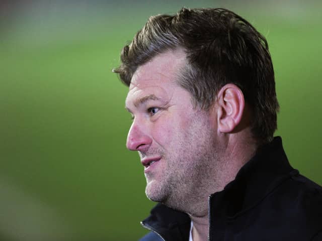 Karl Robinson is reportedly a strong contender to land the Bristol Rovers job. Image: Alex Burstow/Getty Images