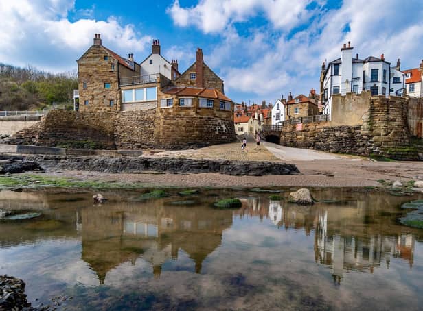 A deserted Robin Hood's Bay on Easter Saturday, as the UK continues in lockdown to help curb the spread of the coronavirus.