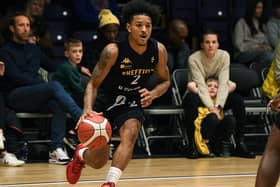 Prentiss Nixon top scored for Sheffield Sharks on both nights this weekend (Picture: Jonathan Gawthorpe)