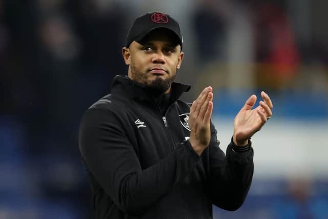 Vincent Kompany, Manager of Burnley, applauds the fans following another Sky Bet Championship victory (Picture: Clive Brunskill/Getty Images)