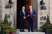 US President Donald Trump and Prime Minister Sir Keir Starmer. PIC: Jane Barlow/PA Wire