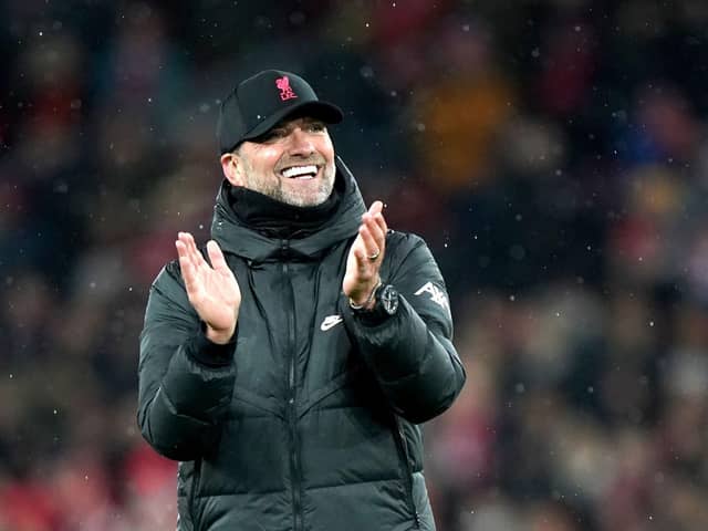 DON'T PANIC: Liverpool manager Jurgen Klopp is urging his players not to worry about occasional dips in form, saying it happens to the best around, too. Picture: Nick Potts/PA