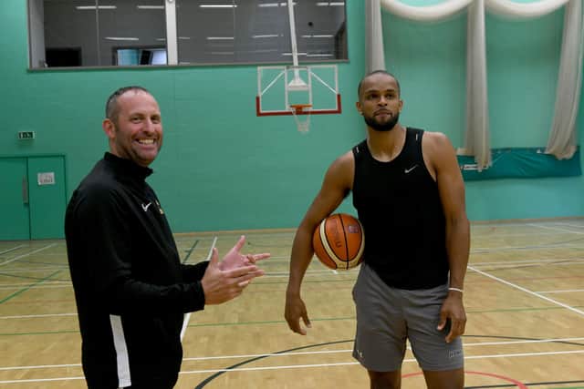 Matt Newby has been progressing the careers of young basketballers in Leeds, like Daniel Evans pictured here, for over a decade. (Picture: Gary Longbottom)
