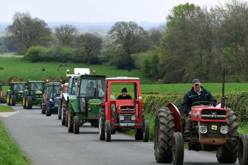 More than £1,500 has been previously raised, but organisers won't know the totals until donations are counted in coming days. To Mr Nicholson, it has been an incredible success, with some 72 tractors taking part this year.The third Brian Chester Road Run around villages near Ripon organised by the West Yorkshire group of the National Vintage Tractor and Engine Club (NVTEC) in memory of local farmer, founding Tractor Fest member and former NVTEC chairman Brian Chester in anticipation of Tractor Fest at Newby Hall in June. 13th April 2024Picture Jonathan Gawthorpe