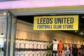 Leeds United opens new store in White Rose Shopping Centre - stocking new kit