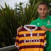 PERMANENT ADDITION: Lewis Richards has signed a two-year contract at Bradford City