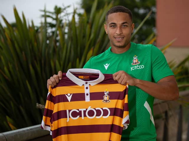 PERMANENT ADDITION: Lewis Richards has signed a two-year contract at Bradford City