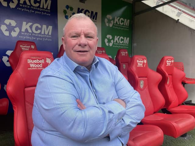 Rotherham United manager Steve Evans, pictured at his unveiling last month.