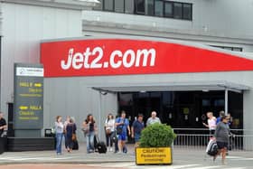 Jet2.com at Leeds Bradford Airport. (Pic credit: Tony Johnson)