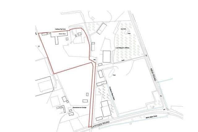 The location of the plant on the Catfoss Industrial Estate