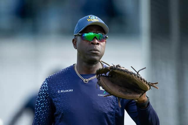 Ottis Gibson, the Yorkshire head coach, believes the club must be allowed to move forward from the racism crisis. Picture by Allan McKenzie/SWpix.com