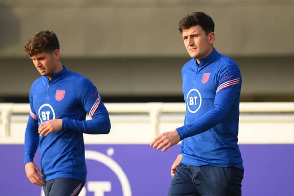 CENTRAL FIGURES: Barnsley-born John Stones and Sheffield's Harry Maguire are crucial for England but vulnerable to pace
