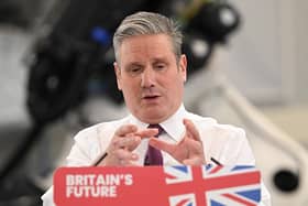 Labour Party leader Keir Starmer gestures as he gives a speech at the National Composites Centre in the Bristol & Bath Science Park on January 4, 2024 - but The Yorkshire Post says: 'People are not apathetic, people are incandescent.' (Photo by Leon Neal/Getty Images)
