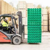 The Pallet Loop is ramping up production of its bright green pallets in Yorkshire, in readiness for them entering the UK construction sector in May.