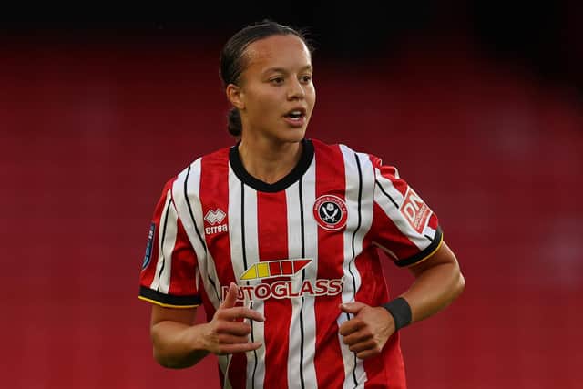 Experienced hand: Leanne Cowan has relished her move to Sheffield United and hopes to lift them away from relegation danger. (Picture: Simon Bellis / Sportimage)