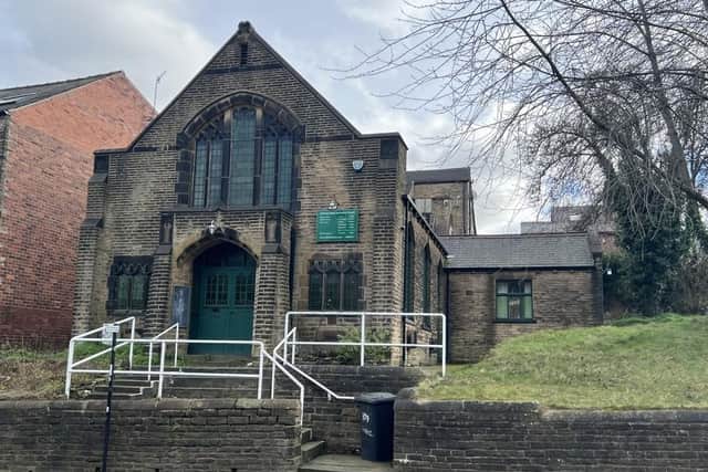Sheffield’s Whitham Road Spiritualist Church in the Broomhill area of the city is to go up for auction this month, earmarked for redevelopment and with a guide price of £220,000 to £250,000. (Photo supplied on behalf of Sheffield-based property auctioneer Mark Jenkinson)