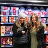 Product developer Bethany Jacobs with her mum Judi in an M&S store.