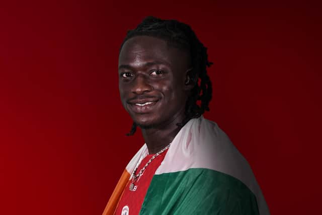 FC Annacy striker Ben Hamed Toure, who has joined Barnsley. Picture courtesy of BFC.