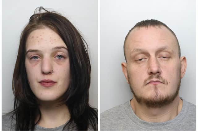 Ian Mitchell, 35 and Sarah Pearson, 23, both of Shetcliffe Lane Bradford, pleaded guilty to murder and fraud.