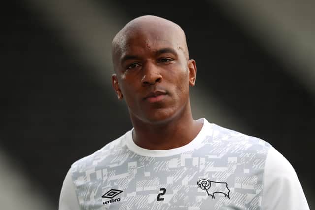 Andre Wisdom trained with Sheffield United last year. Image: Alex Pantling/Getty Images